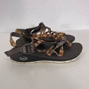 Chaco with Orange & Yellow and Grey & Orange Strappy Sandals